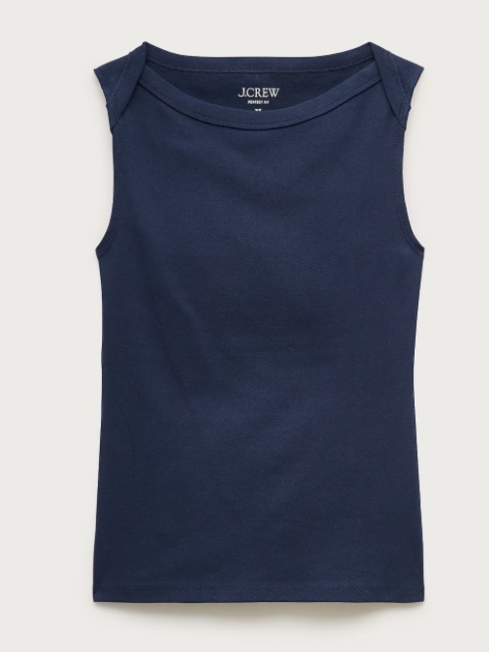 NWT J Crew Perfect-fit boatneck tank top